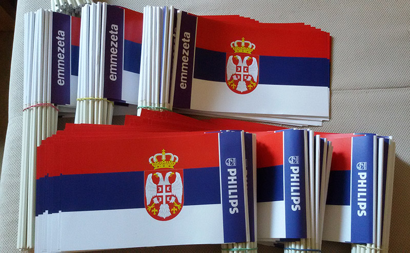 Zastavice Srbija Emezeta